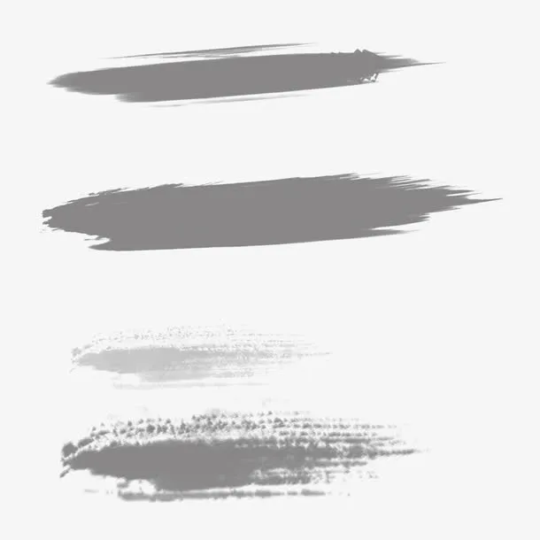 水墨毛笔笔刷免抠