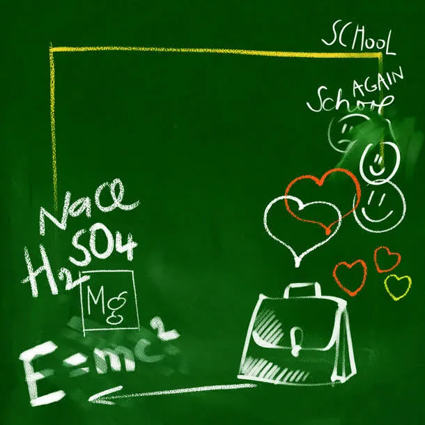 学校黑板摄影免抠