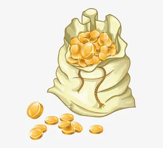 金币满满的口袋免抠