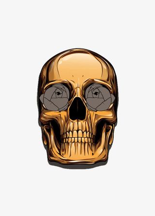 金色骷髅免抠