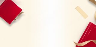 红色书本黄色丝带免抠