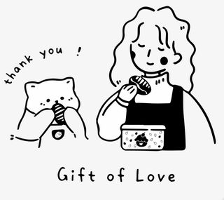 卡通简画线条人物免抠