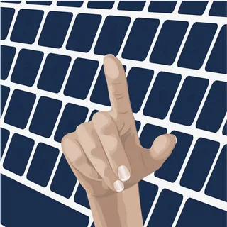 手指按住触摸屏免抠