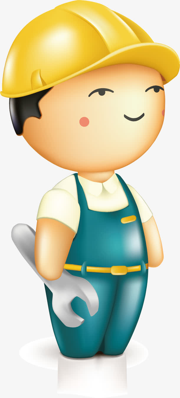 维修工png元素免抠
