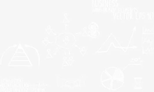 粉笔画素描白色教育插画免抠