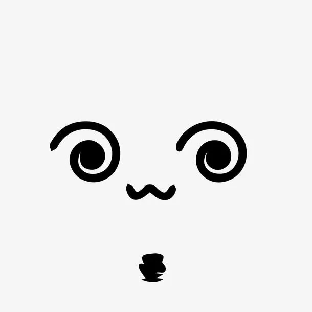 黑线表情免抠