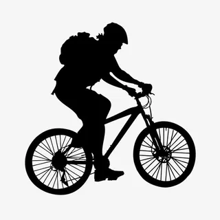 骑自行车的男人免抠