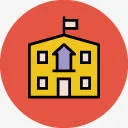 学校图案学校矢量图 *单位图免抠