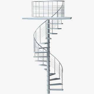 金属实物旋转楼梯免抠