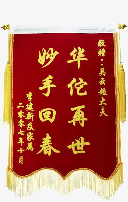 华佗再世锦旗免抠