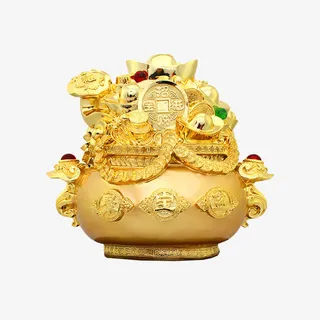 聚宝盆摆件免抠