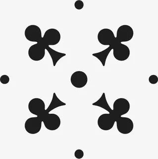 角花底纹花型对称平面图形免抠