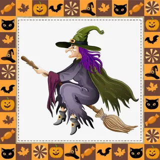 万圣节边框免抠