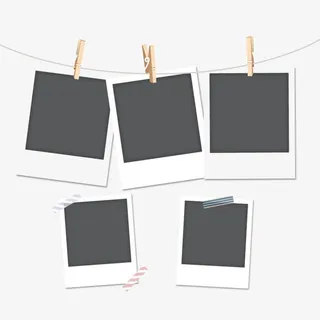 矢量相片夹免抠