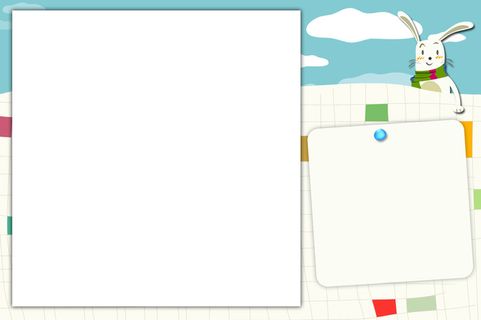 可爱兔子海报背景高清