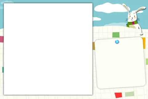 可爱兔子海报背景高清