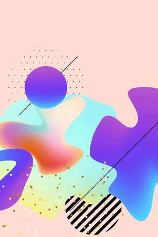 流体渐变风格浪漫唯美时尚简约高清