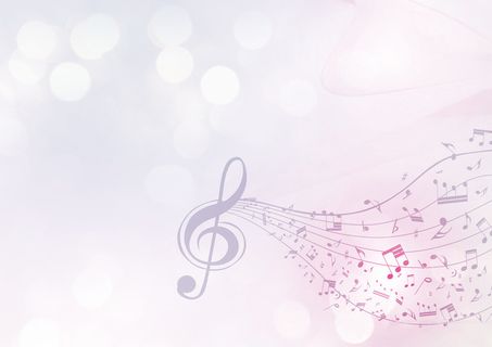 浪漫梦幻花朵音符音乐会背景素材高清文艺清新背景 浪漫梦幻花朵音符音乐会背景素材高清文艺清新背景