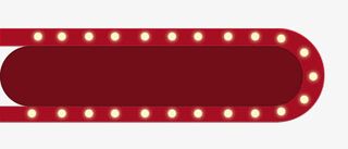 唯美精美创意炫光矩形标题栏免抠