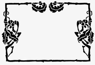 漂亮花边边框免抠