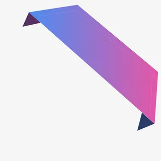 蓝紫色电商角标矢量免抠