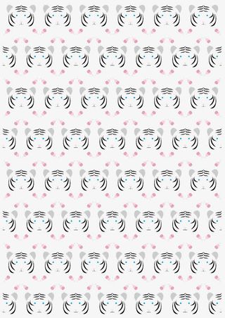 老虎花纹背景图案