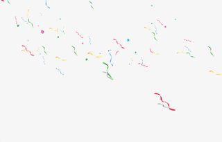 漫天飞舞丝带活动大促免抠