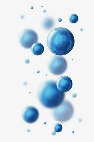 科技蓝色圆形图案免抠