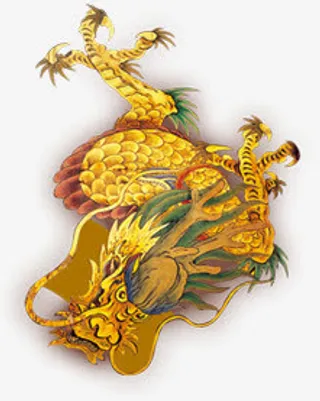 h5素材蛟龙免抠