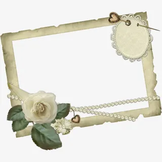 花草相框免抠