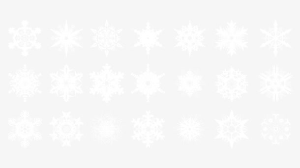 21款雪花PSD素材免抠