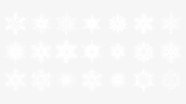 21款雪花PSD素材免抠