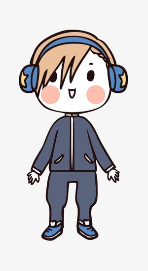 人物手绘插画可爱素材53免抠