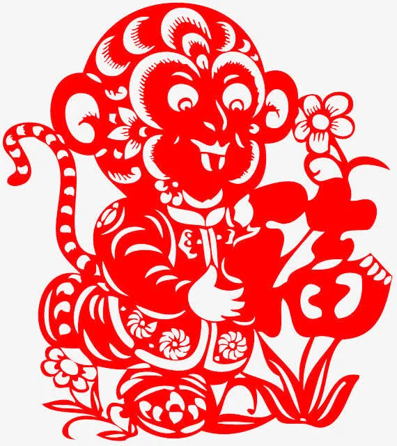 新年剪纸免抠