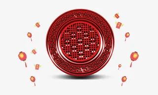 中秋节元素灯笼免抠