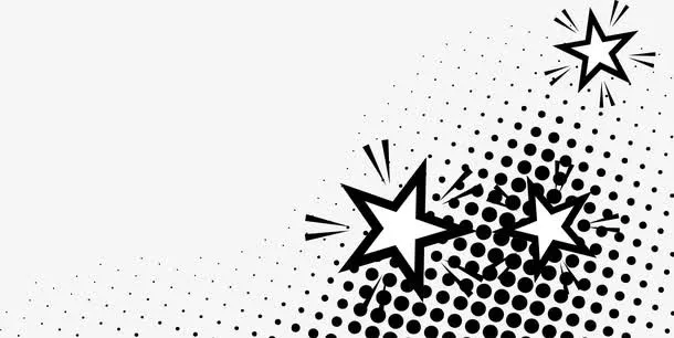 可爱卡通对话框 星星装饰免抠