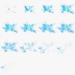 结晶炸裂效果免抠