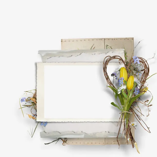 个性相册模板素材图片免抠