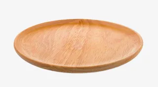 圆盘盘子木盘免抠
