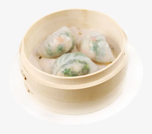 鲜虾荠菜饺免抠