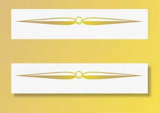 手绘复古装饰线边框免抠