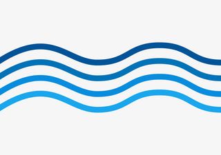 渐变卡通波浪条纹免抠