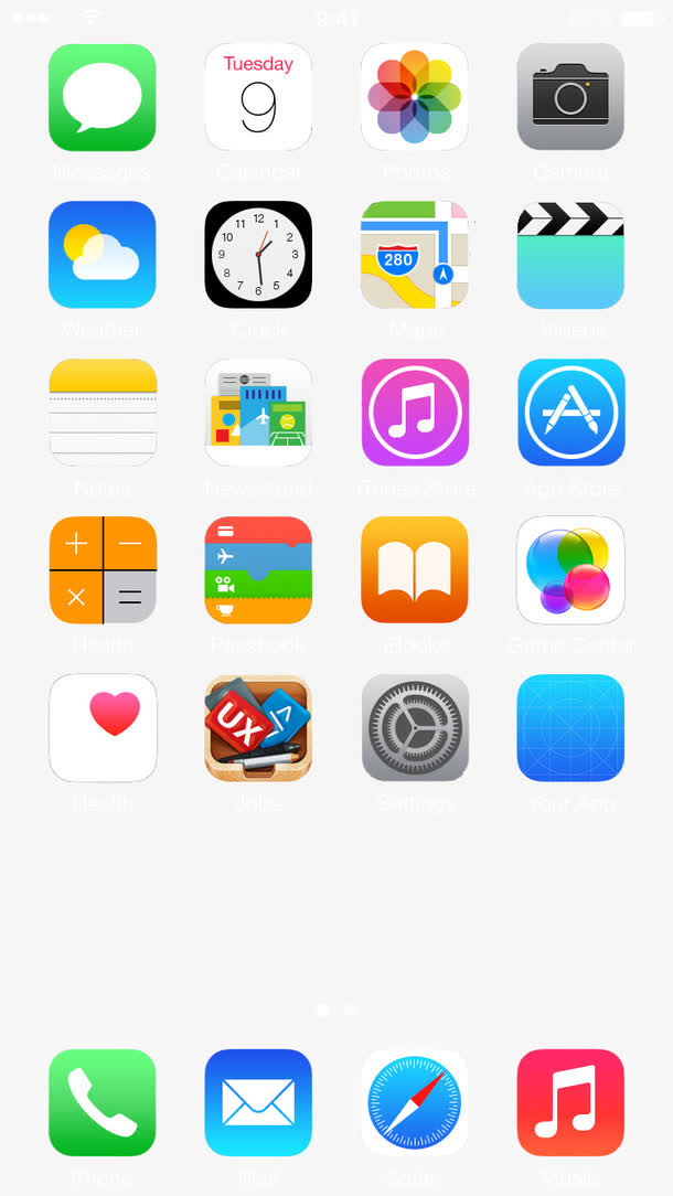iphone6苹果手机图标模板免抠