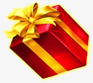 红色礼盒圣诞节活动页面免抠