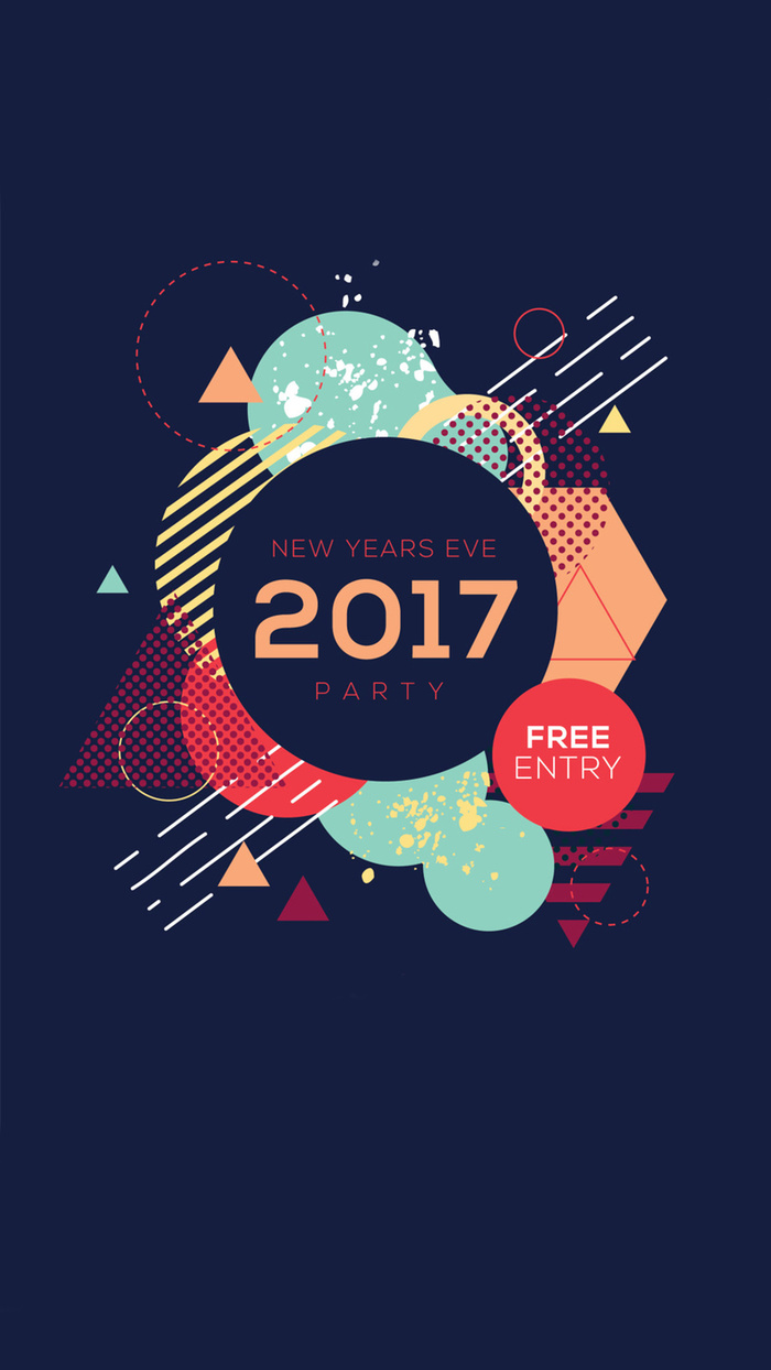 扁平2017年H5图高清
