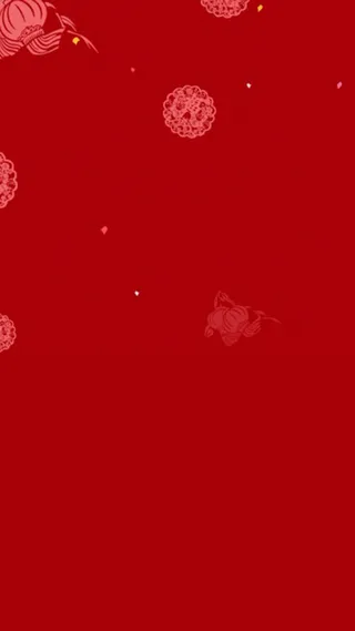 红色剪纸H5背景素材高清