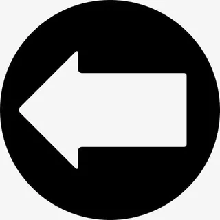 左箭头在一个圆圈图标免抠