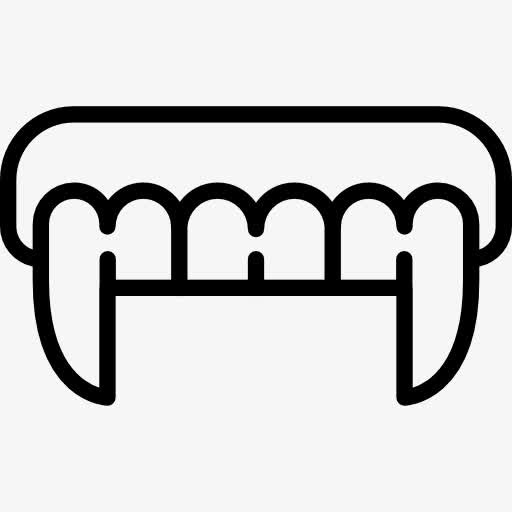 吸血鬼獠牙图标免抠