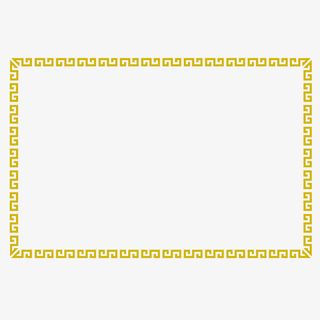 黄色边框底纹免抠