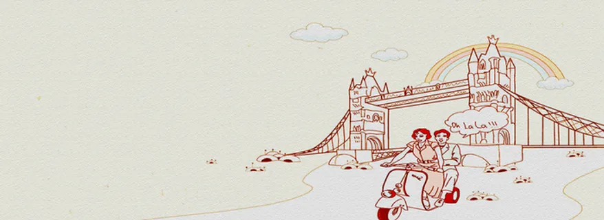 粗糙纸面卡通手绘背景高清